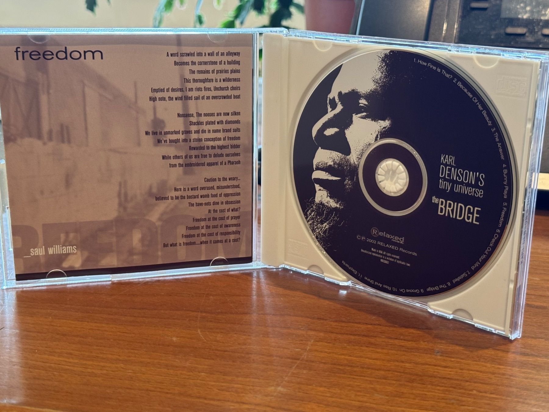 CD: Karl Denson's Tiny Universe - The Bridge - KA01A – Usato da Küsnacht ZH venduto da JazzRecords 2