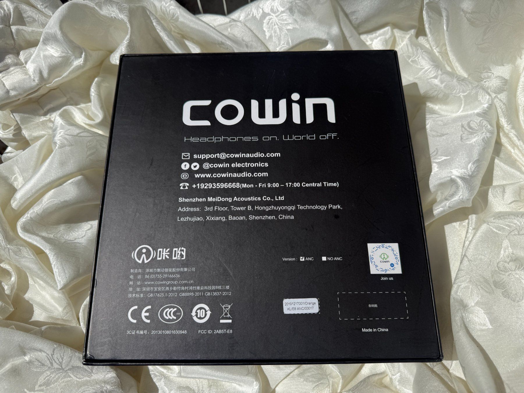 Cuffie: Cowin E8 Bluetooth-Kopfhörer mit Mik mit Abbruch Gerüchts – Nuovo e nell'imballaggio originale da Vacallo venduto da cri_229f 9