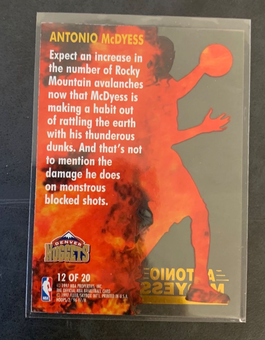 Nba Carte collezionabili: NBA Antonio McDyess Hot List Card – Nuovo (secondo la descrizione) da Muttenz venduto da joba23 1