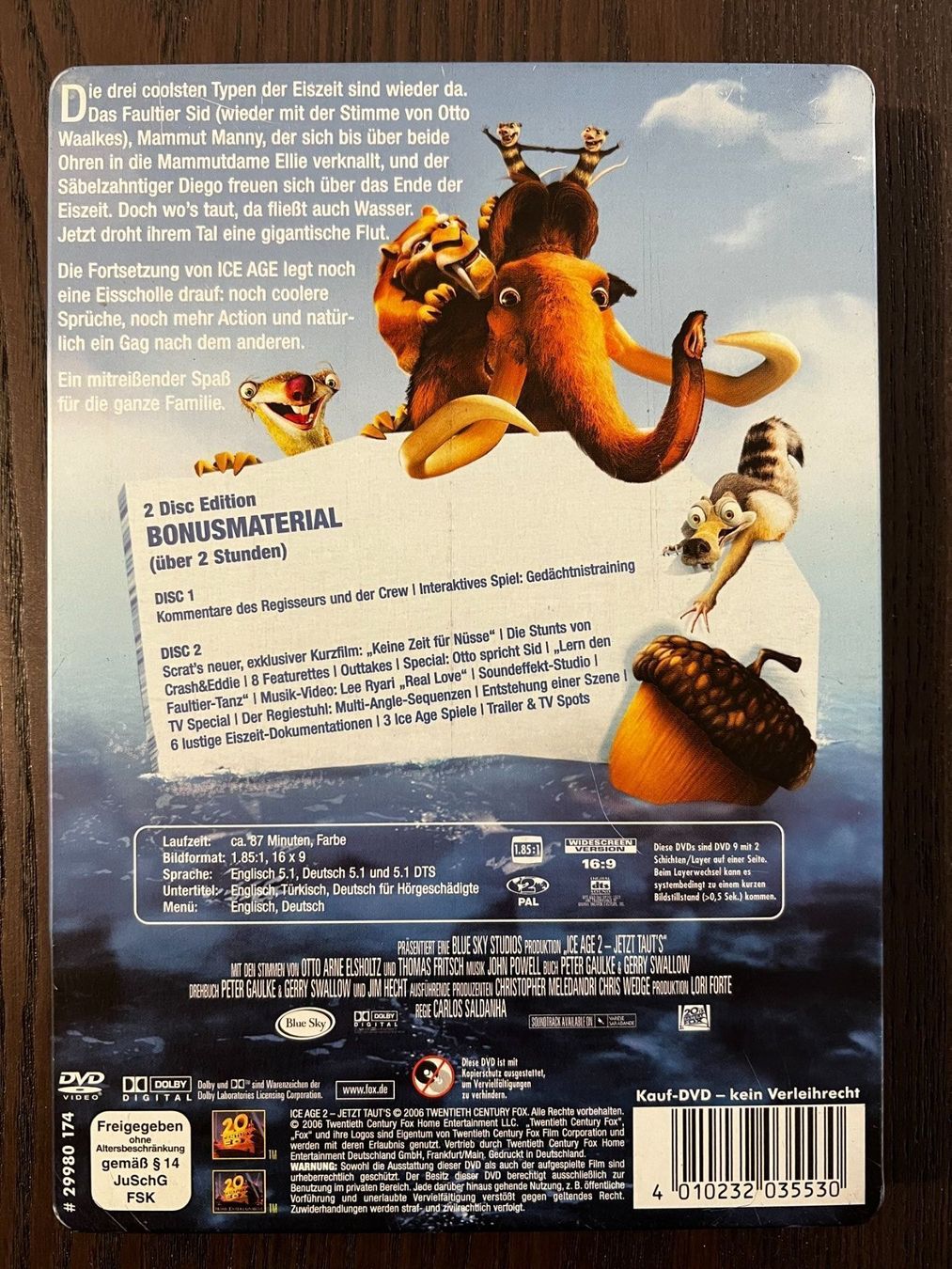 Alle DVDs: Ice Age 2 (Steelbook) – Gebraucht aus Zürich von FilmFreunde 1