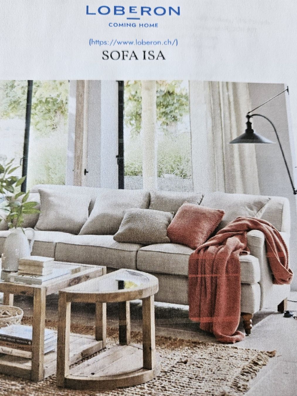 Sofas: Loberon Sofa – D'occasion à Obfelden par HBCQW