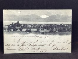 Morges et le Mont-Blanc