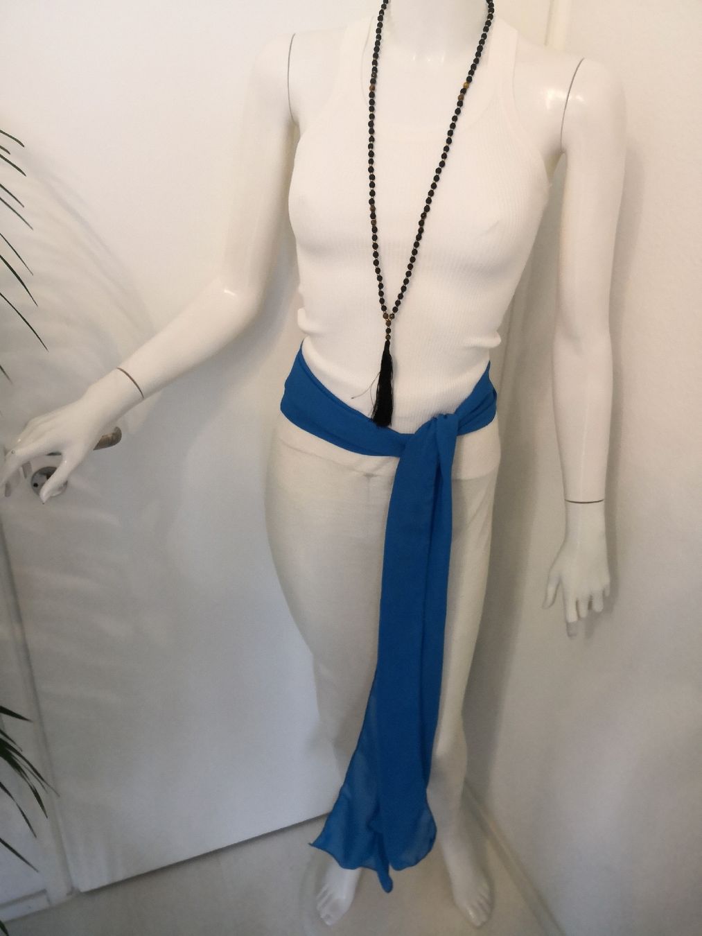 Gürtel: 🤩BOHO-CHIC CHIFFON-GüRTEL BLAU NEU – Neu (gemäss Beschreibung) aus Olten von Naja-Twins-Twins 3