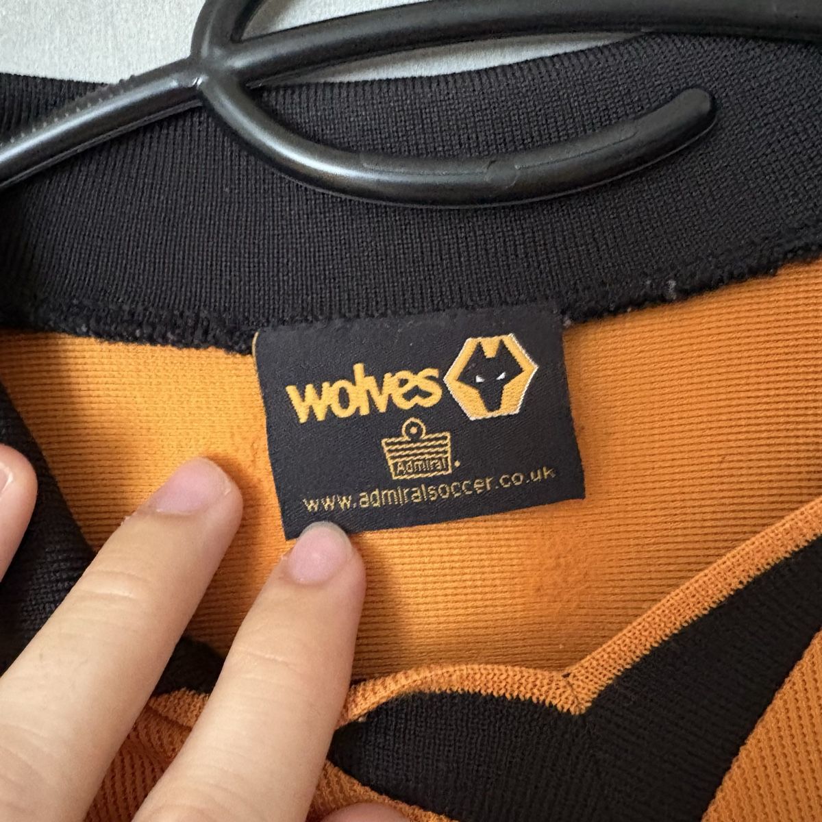 Canottiere & Pantaloni: Fc Wolverhampton Wanderers Trikot Admiral – Usato da Winterthur venduto da LaBodega 3