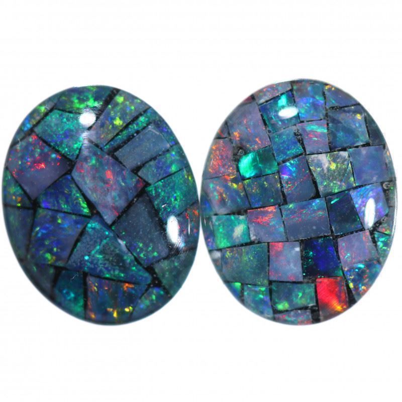 Pietre preziose: Australian Triplet Mosaic Opal 3.50Cts. – Nuovo (secondo la descrizione) da Bern venduto da Grindelwaldaus
