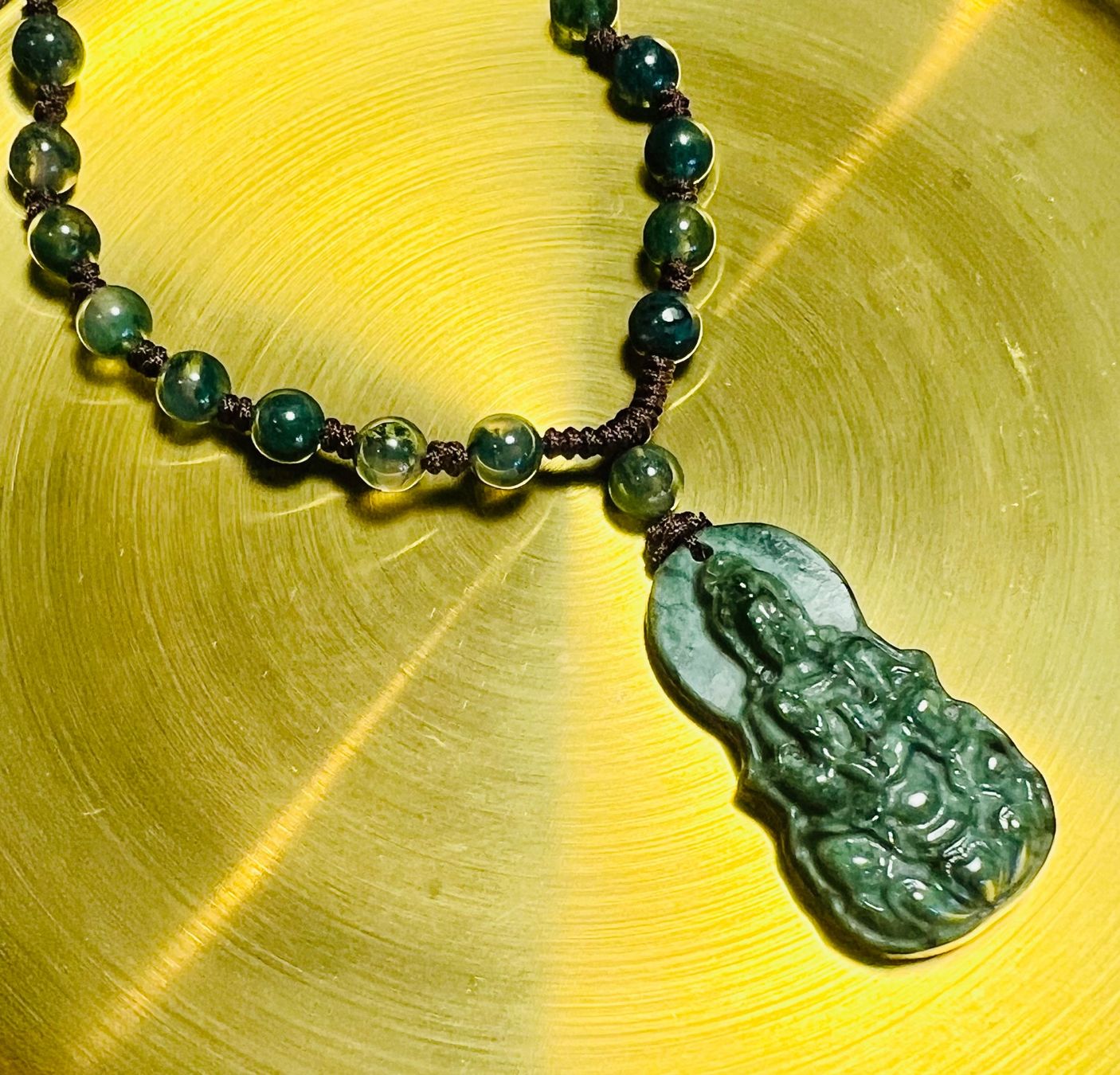 Anhänger: SERPENTIN Edelstein ...mit Echtheit Zertifikat – Neu (gemäss Beschreibung) aus Zürich von stock4you 4