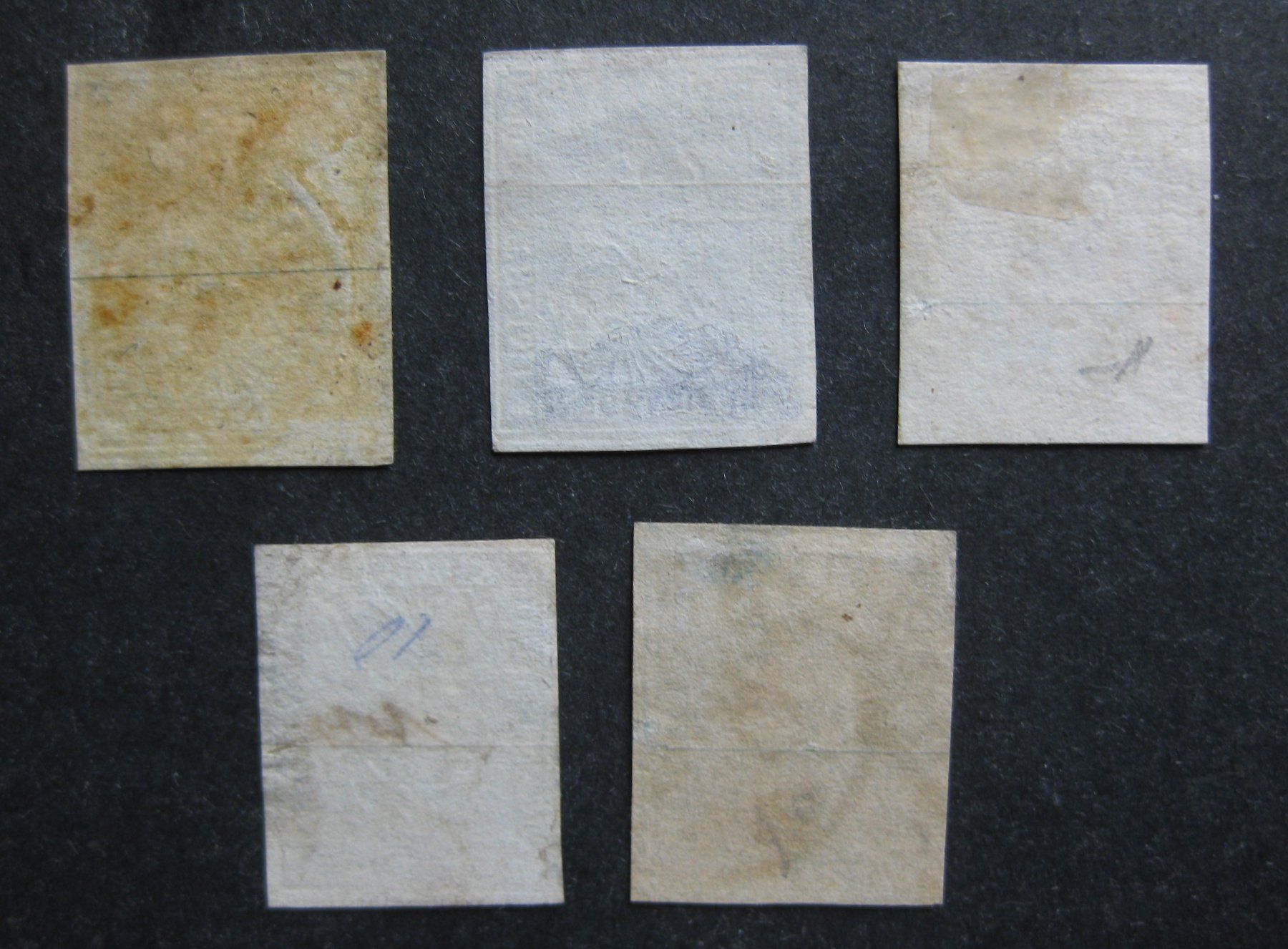 Alle Briefmarken: Strubel 1854 gestempelt – Gebraucht aus Frauenfeld von Interessent1 1