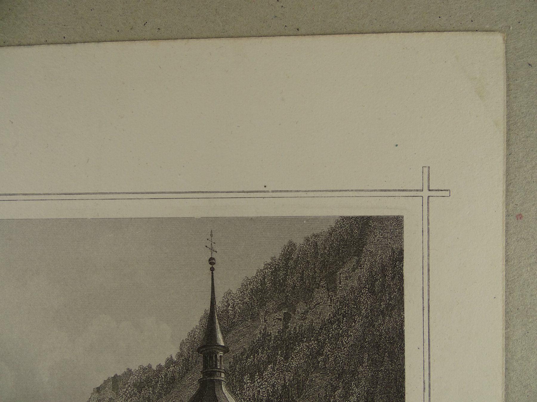 Incisioni: ALTDORF, STAHLSTICH NACH ROHBOCK 1870 – Usato da Grüningen venduto da Kartensammler 3