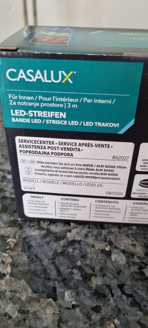 Ghirlande e barre luminose: Casalux LED-Streifen 3m mit Sensor beu – Nuovo (secondo la descrizione) da egliswil venduto da Maggy6 2