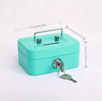 Mini Geldkassette mit Schlüssel 🔑 – Ideal für Bargeld & Mün