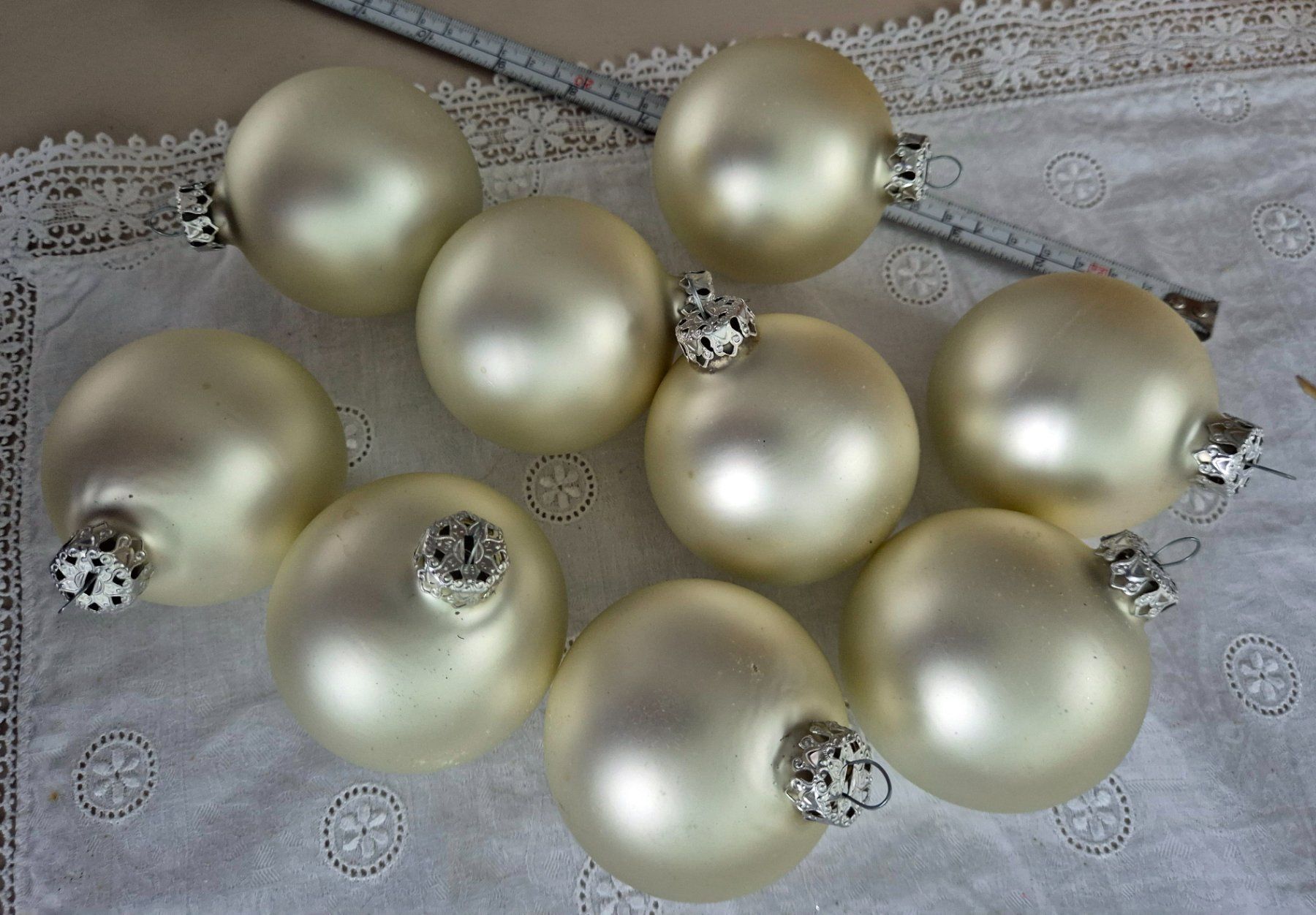 Alle Dekorationen: Christbaumkugeln / Weihnachtskugeln, 9 Kugeln, gebraucht – Gebraucht aus Tecknau von servus4492 1