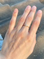 Goldring mit Zirkonia