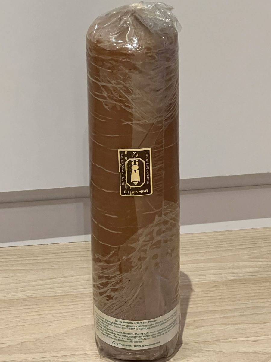 Candele: Bienenwachskerze 100% 30cm – Nuovo e nell'imballaggio originale da Fehraltorf venduto da flo0606