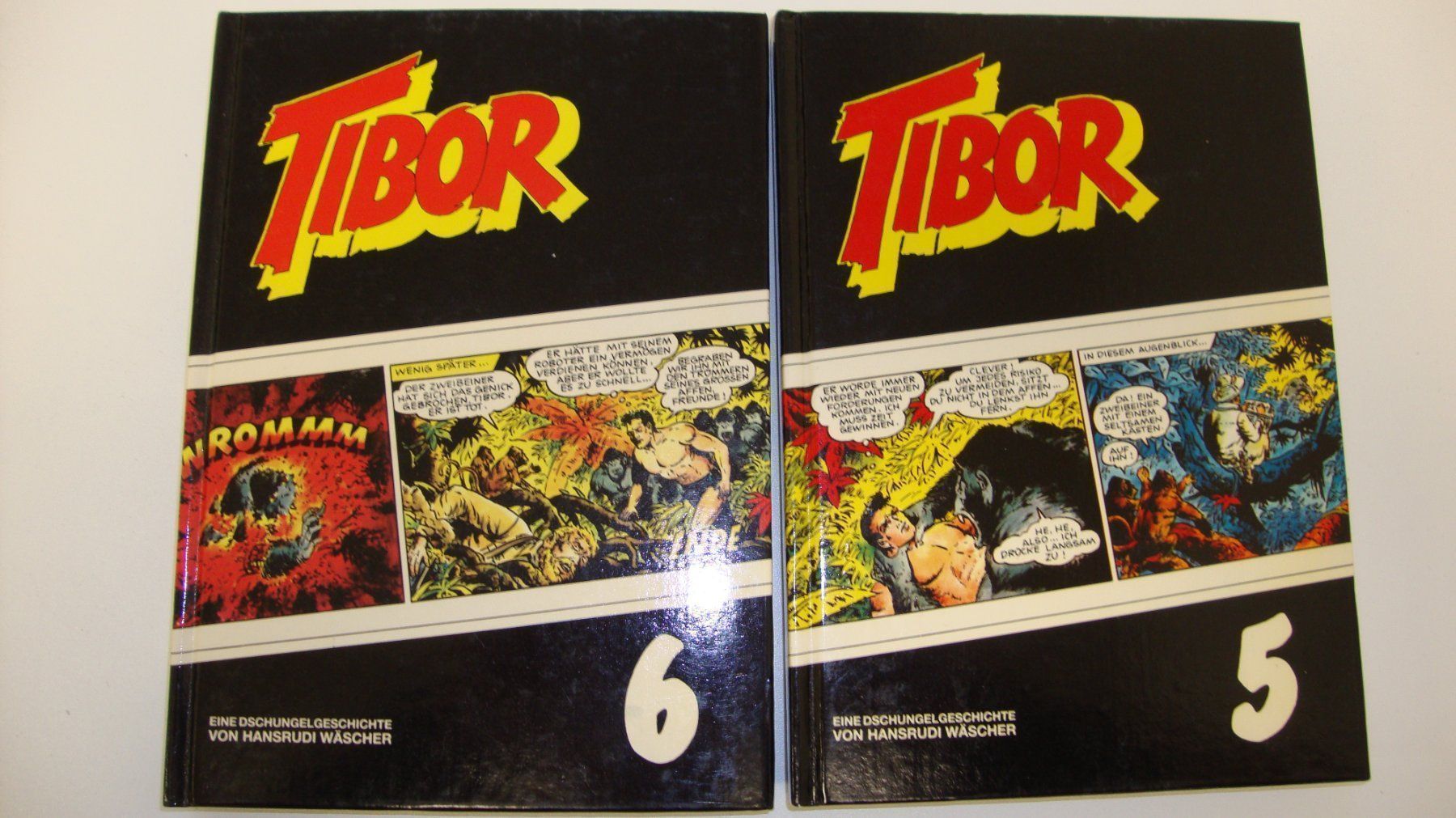 Fumetti: Vier Stück TIBOR Comic- Sammelbände – Usato da Zürich venduto da adamhasler 2