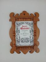Holzrahmen mit Appenzeller Kalender
