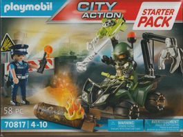 PLAYMOBIL  CITY ACTION STARTER PACK 70817  ARTIFICIERI IN AZ