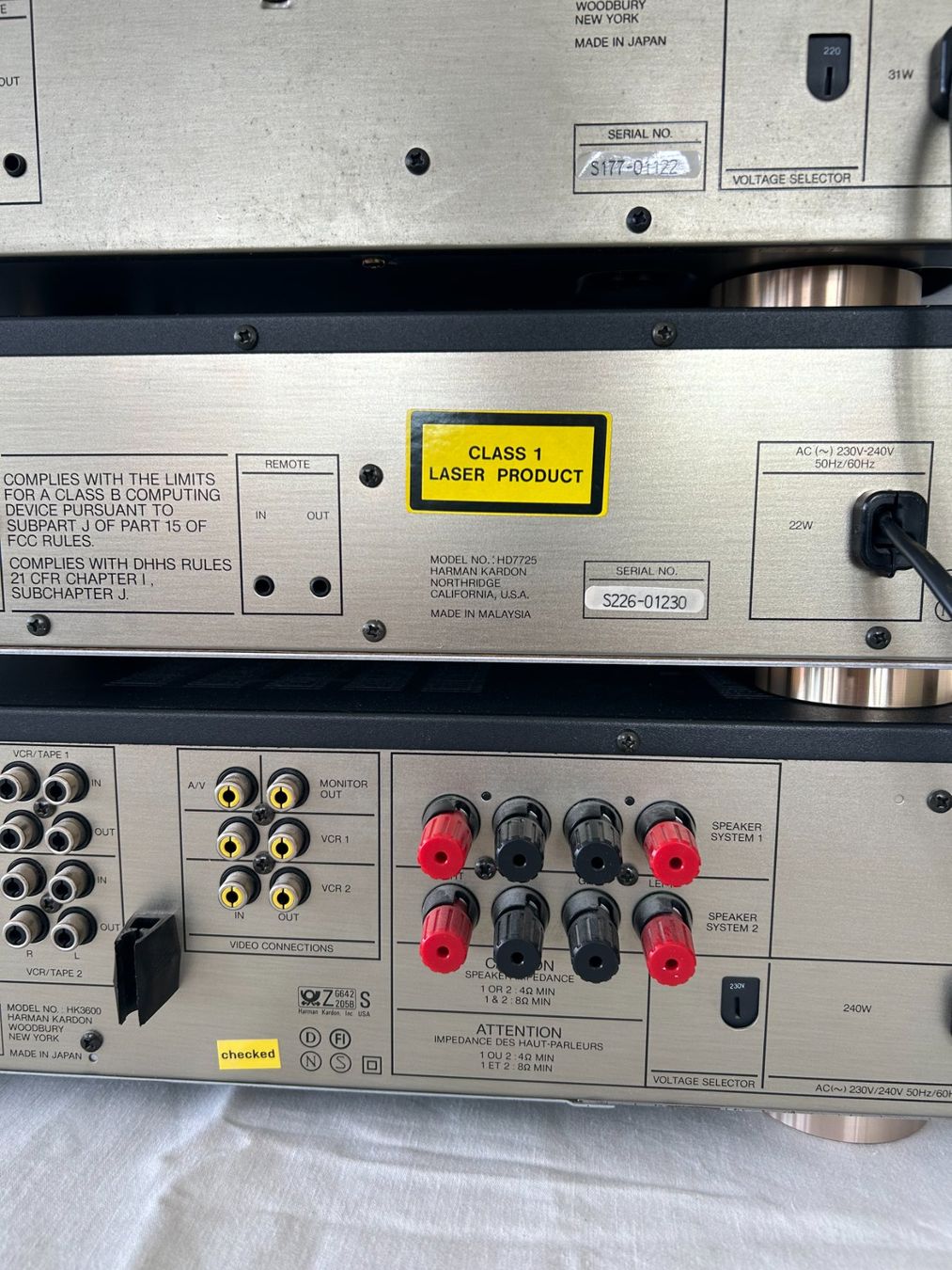 Harman-Kardon Sistemi audio & multimediali: Harman Kardon Receiver, CD & Tape deck – Usato da Dietikon venduto da mathemathis 7