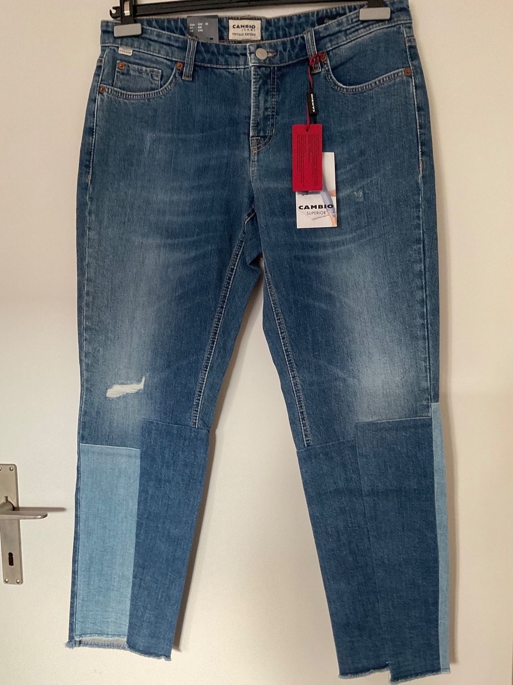Cambio Jeans: CAMBIO Jeans Gr 40 NEU, NP 229 Patchwork – Nuovo e nell'imballaggio originale da Urdorf venduto da alda02