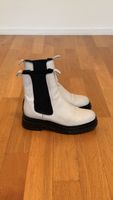 Kennel & Schmenger White Leather Chelsea Boots – Size 36