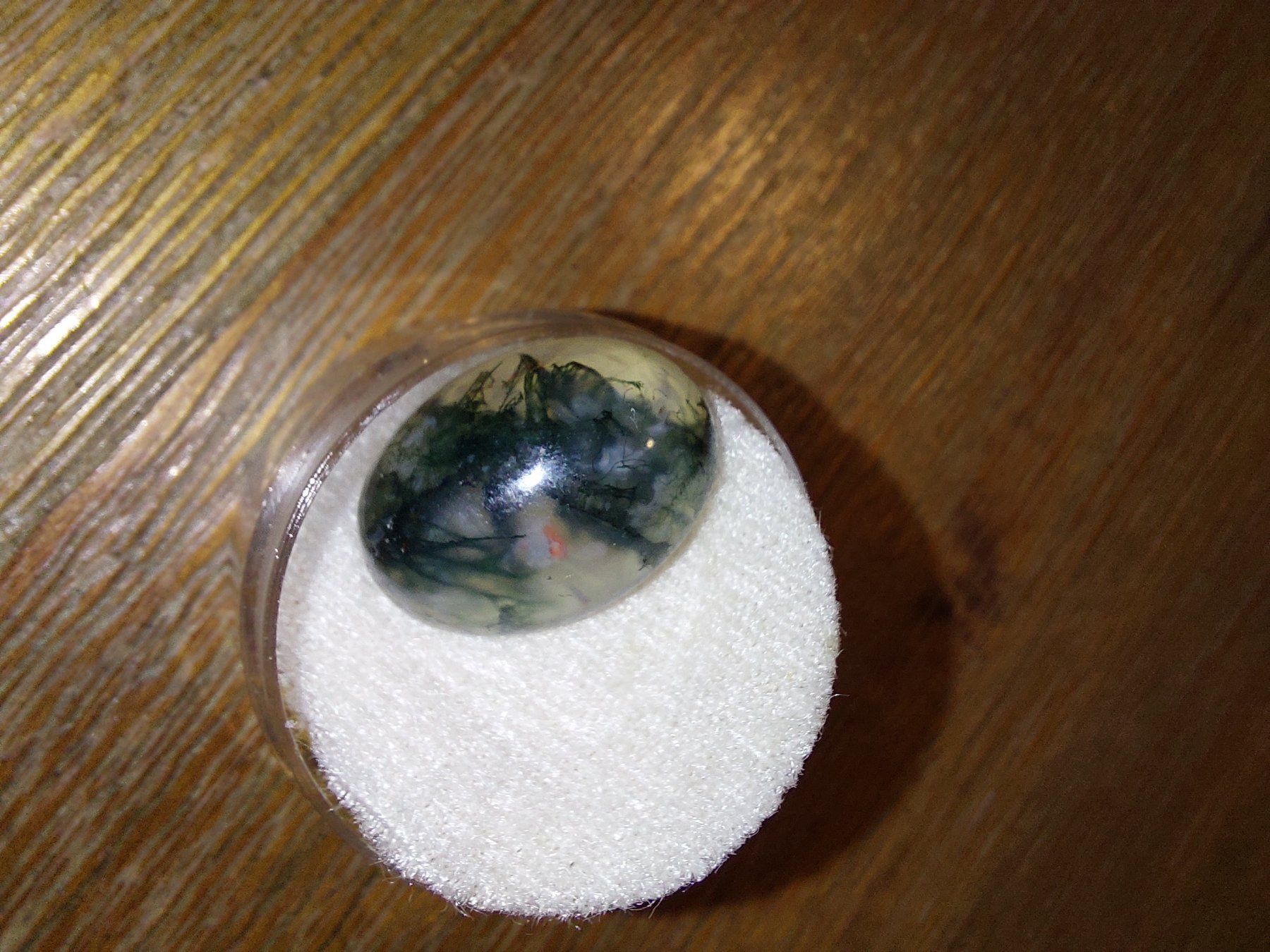 Edelsteine: Moosachat im Cabochonschliff 11.04 ct – Neu (gemäss Beschreibung) aus Klingnau von Tamina5 2