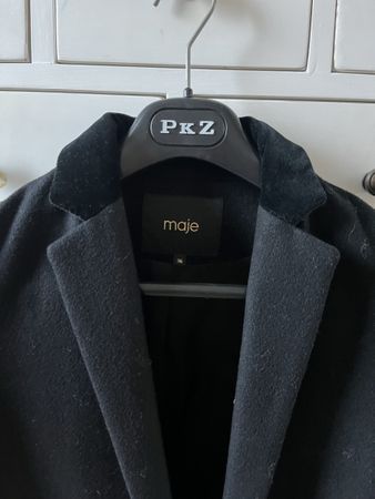 Maje Kurzmantel im Stil eines Oversized Blazers, Grösse 36