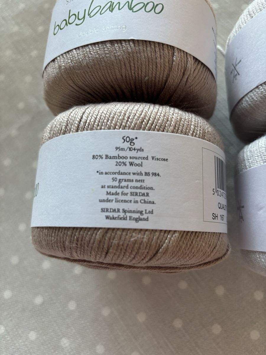 Wolle: Sidar Baby Bamboo 4 pelotes – Neu und originalverpackt aus Randogne von BonnieG 1