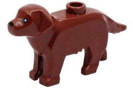 LEGO 69962pb01 Reddish Brown Dog Labrador / Golden Retriever