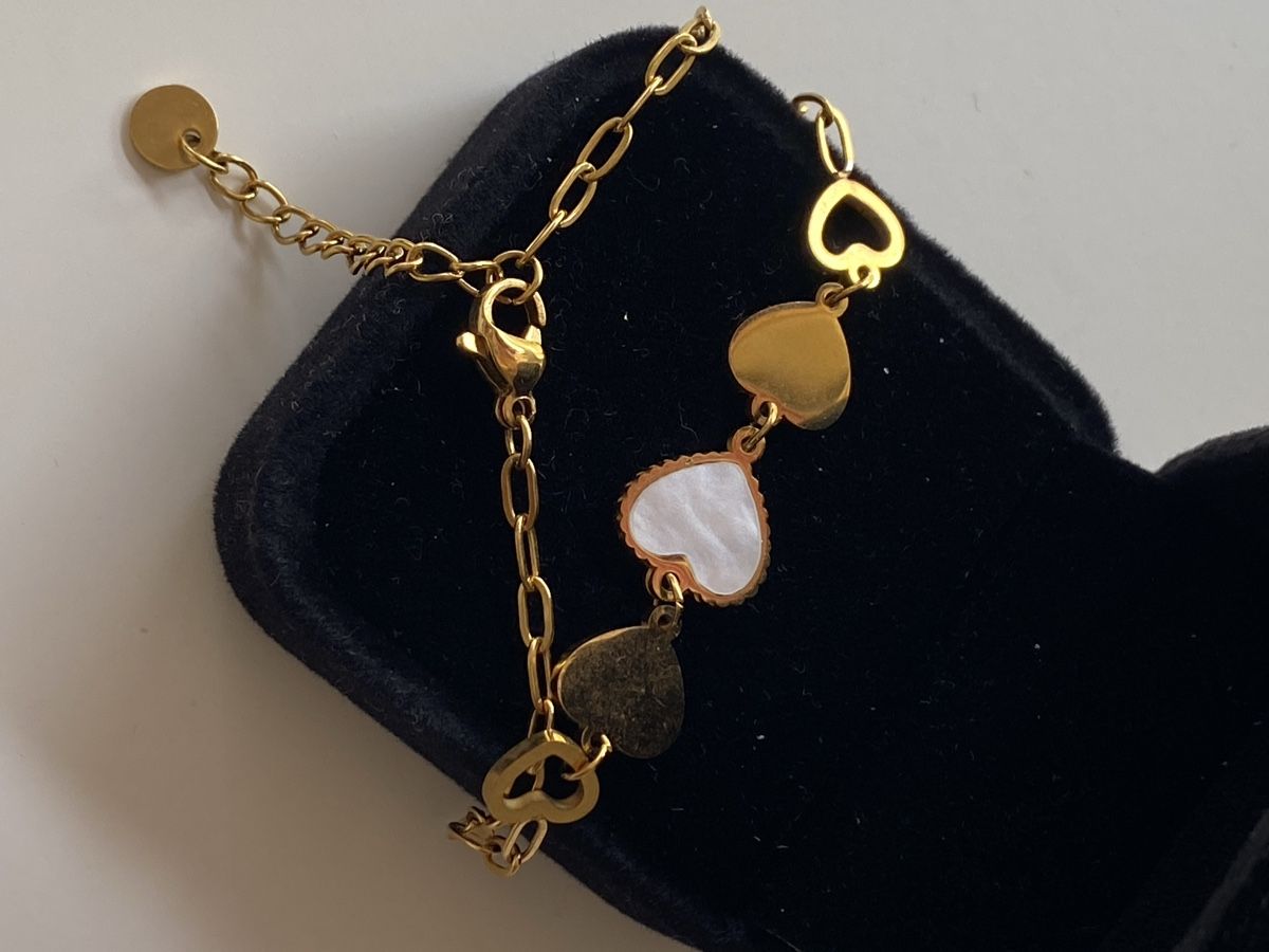 Bracciali & Braccialetti: 18KGP Perlmutt Herz Armkette – Nuovo (secondo la descrizione) da Givisiez venduto da dor_xb9k 1