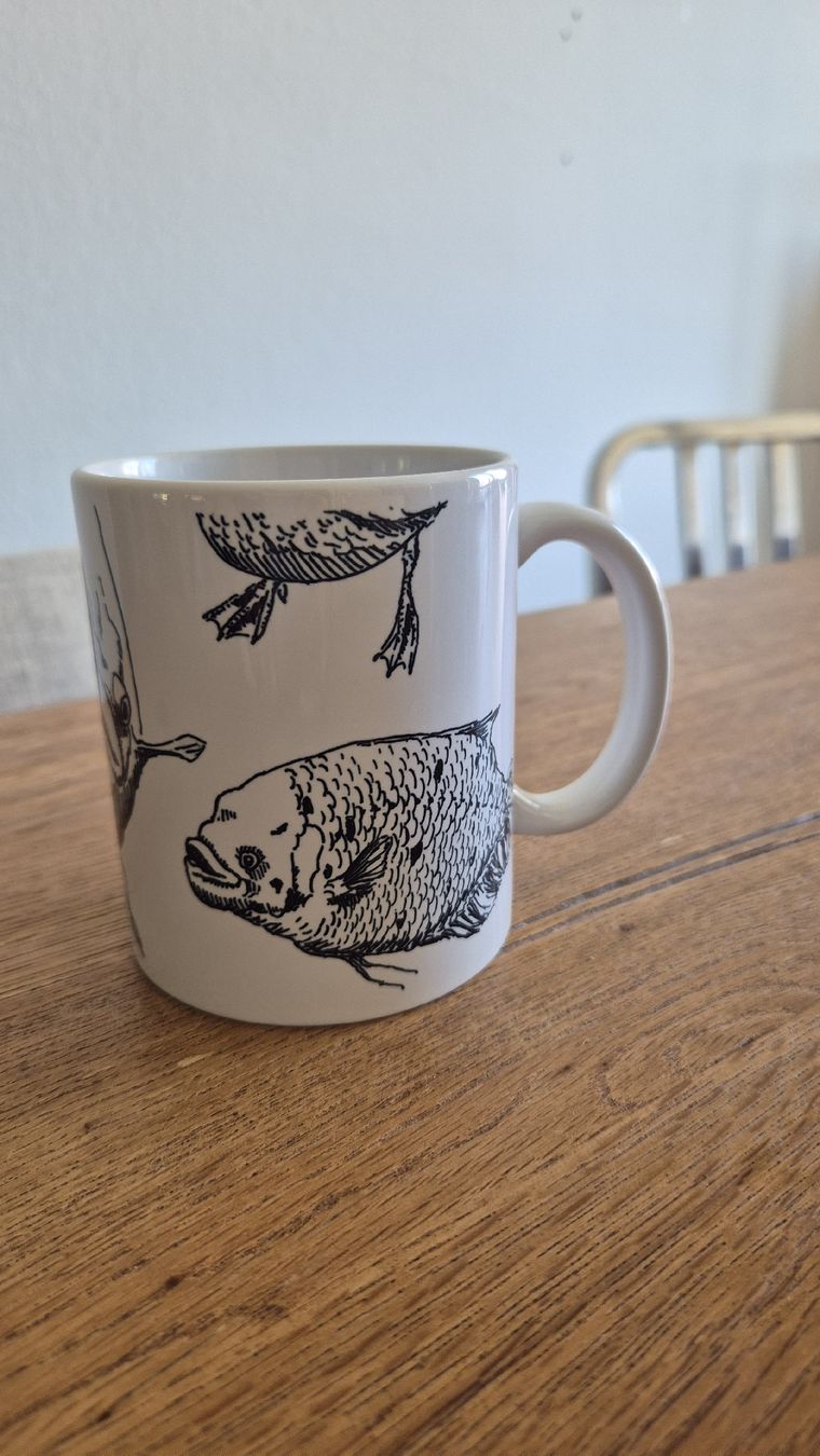 Tasses: Tasse weiss Fisch – D'occasion à Watt par sarahZH1995 2