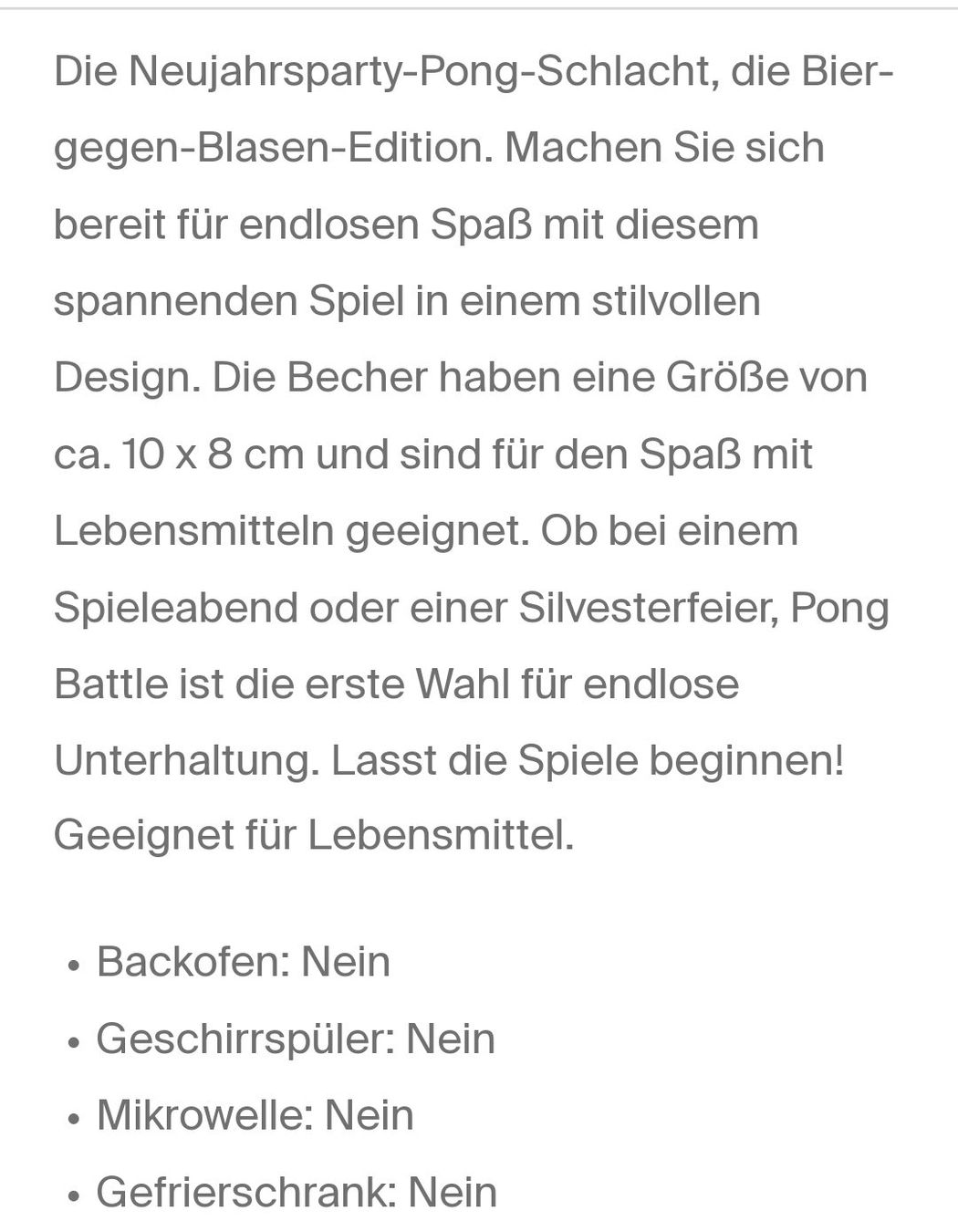 Spiele: Party Spiel/ Party Pong Battle – Neu und originalverpackt aus Amriswil von kleindeko 4