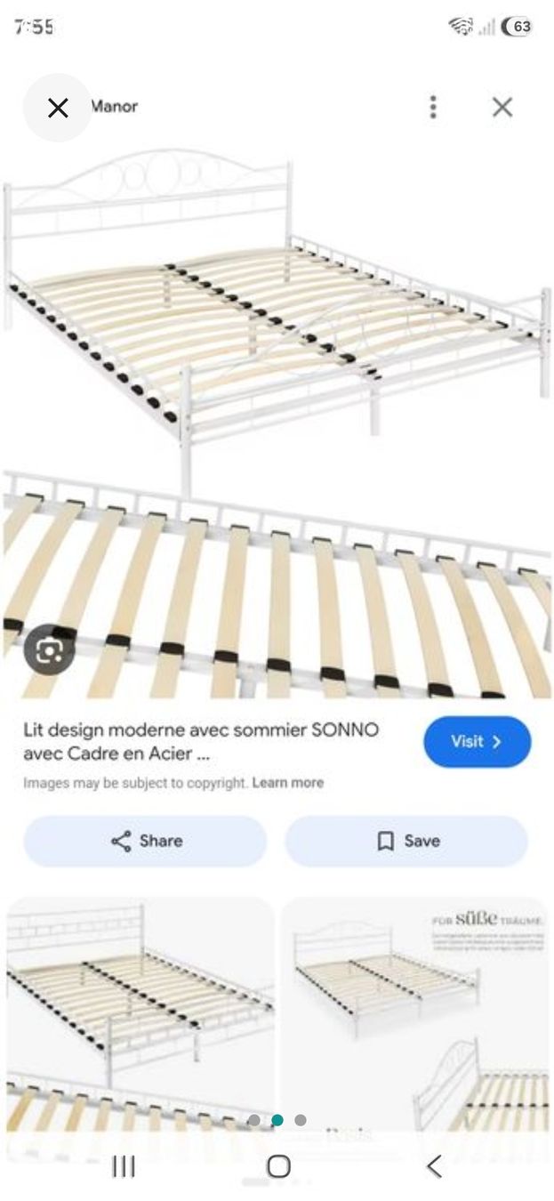 Letti: Bettgestell mit Lattenrost 140x200 – Usato da Büsserach venduto da sobis.trade 1