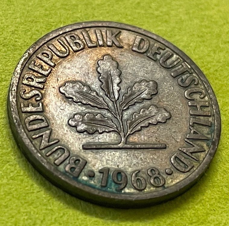 2 Pfennig 1968 D | BRD | schöne Münze! | Acheter sur Ricardo