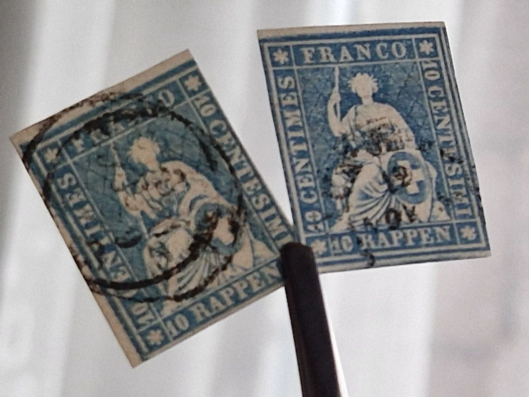 Tutti i francobolli: Strubel 23C, 2St., ab 1.- – Usato da Burgdorf venduto da Glossy01 6