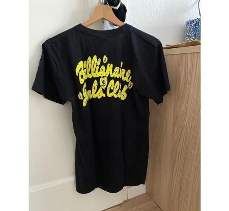 Schwarzes Billionaires Girls Club T-Shirt in Grösse S
