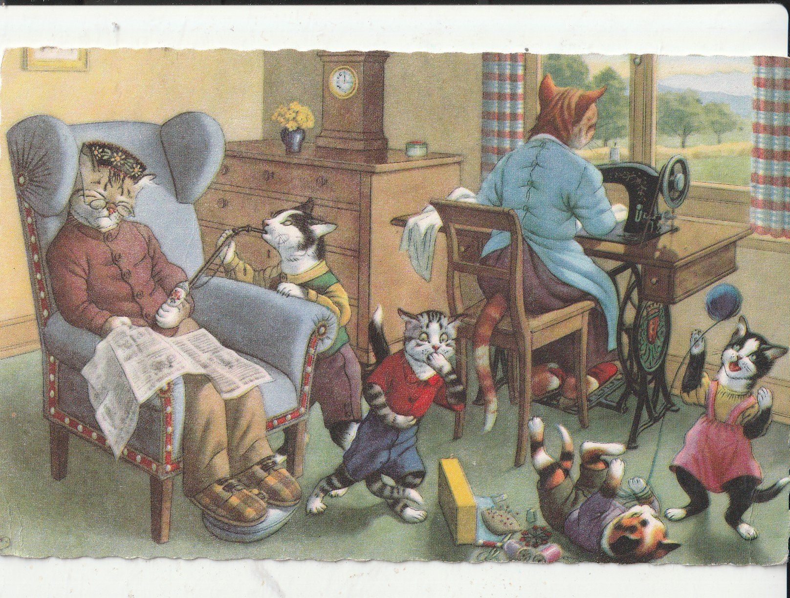 Cartoline postali: Katzenkarte – Usato da Lumbrein venduto da made02