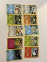 Lot de 10 cartes Pokémon diverses état occasion bon