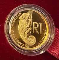 (2395) Südafrika, 1 Rand, 2016, Chameleon, Etui + Zert., pp