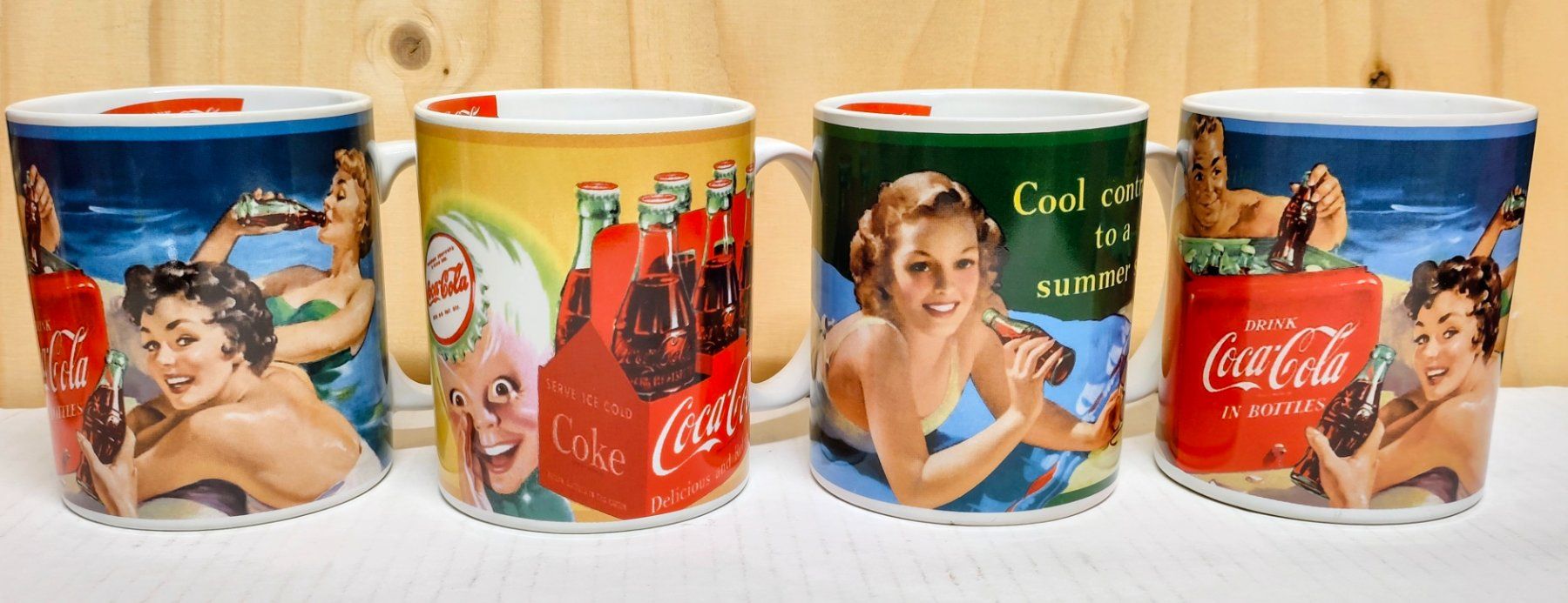 Tazze: 4 Coca-Cola Tassen – Nuovo (secondo la descrizione) da Pfäffikon ZH venduto da Colacity 1
