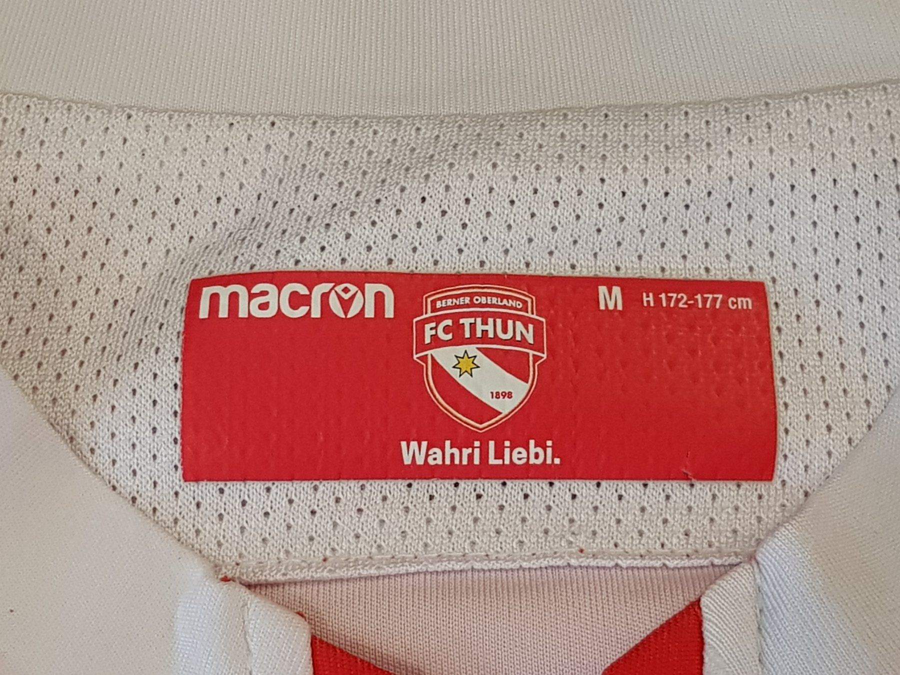 Canottiere & Pantaloni: FC Thun Macron Trikot, 2019/2010, Grosse M – Usato da Le Mouret venduto da Pantini 3
