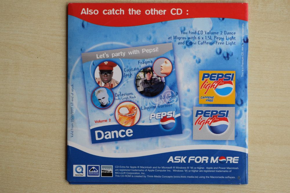 Pepsi Rock CD Vol. 1 - Hyperchild, Subzonic u.a. (795) (Gebraucht) in ...