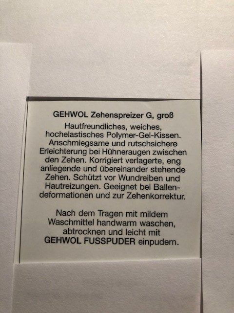 Pedicure: Zehenspreizer G gross – Nuovo (secondo la descrizione) da Nottwil venduto da Frontal 1