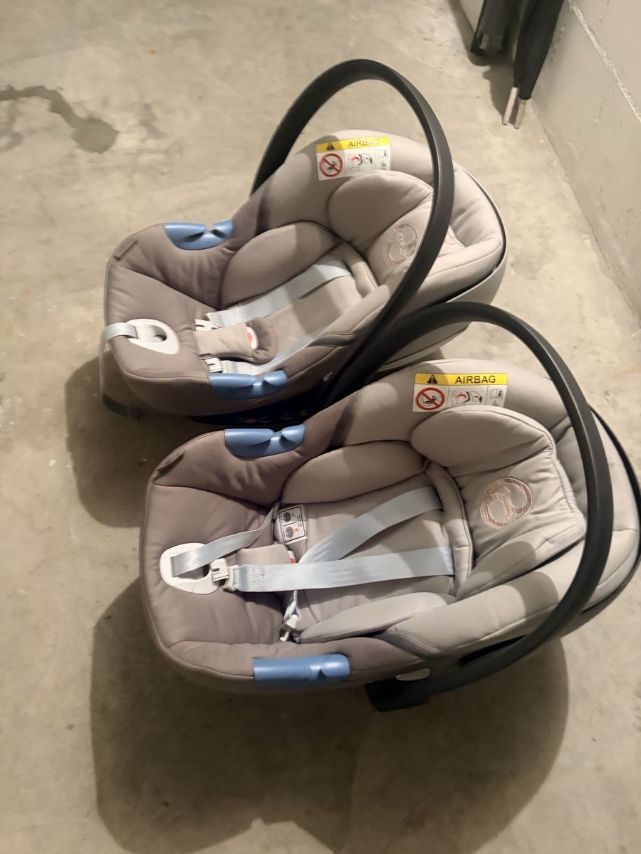 Cybex Sièges auto: Cybex Babyschale Aton M beige 2 Stk – D'occasion à Inwil par Mira32 2