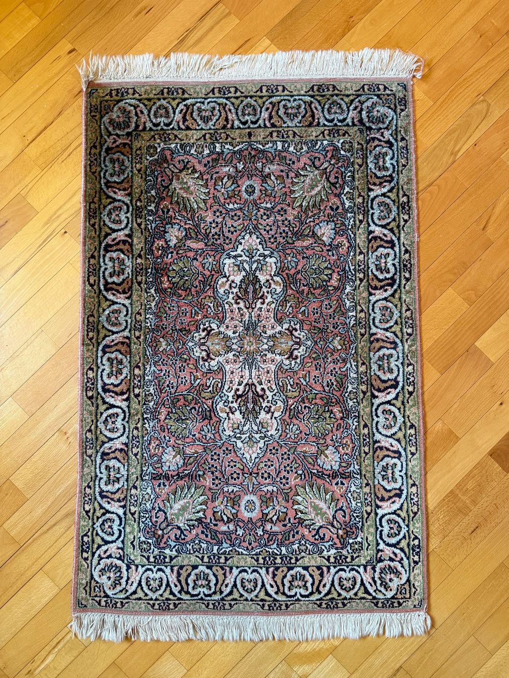 Tappeti: Seidenteppich Qom Stil handgeknüpft 60x94 – Usato da Itingen venduto da uhu777 2