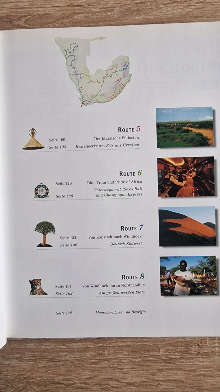 Libri: Buch Traumstrassen Südafrika Namibia – Usato da Zürich venduto da Gabced 3