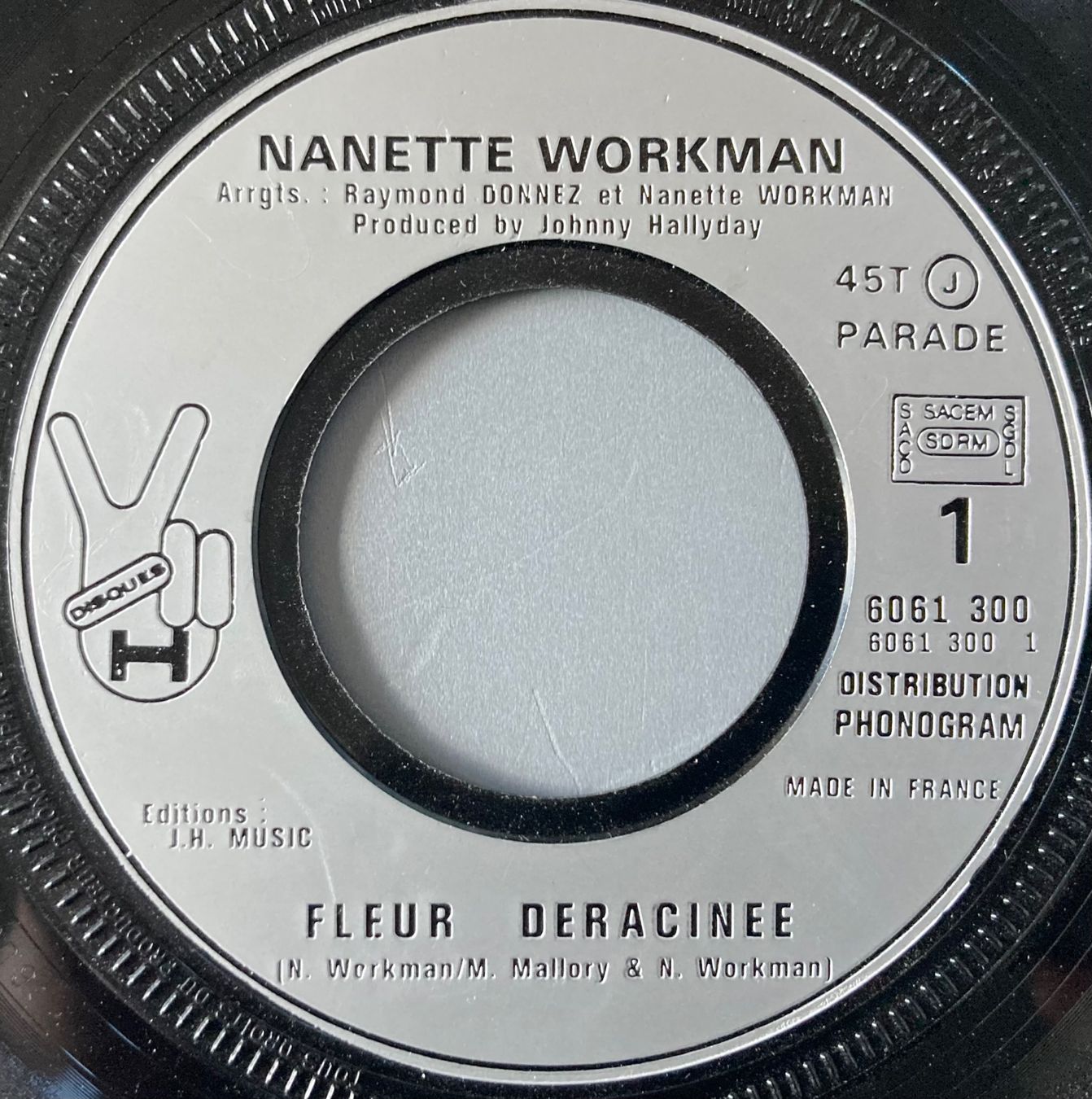 Schallplatten: NANETTE WORKMAN - FLEUR DERACINEE – Gebraucht aus Poliez-Pittet von Newtown-Records 2