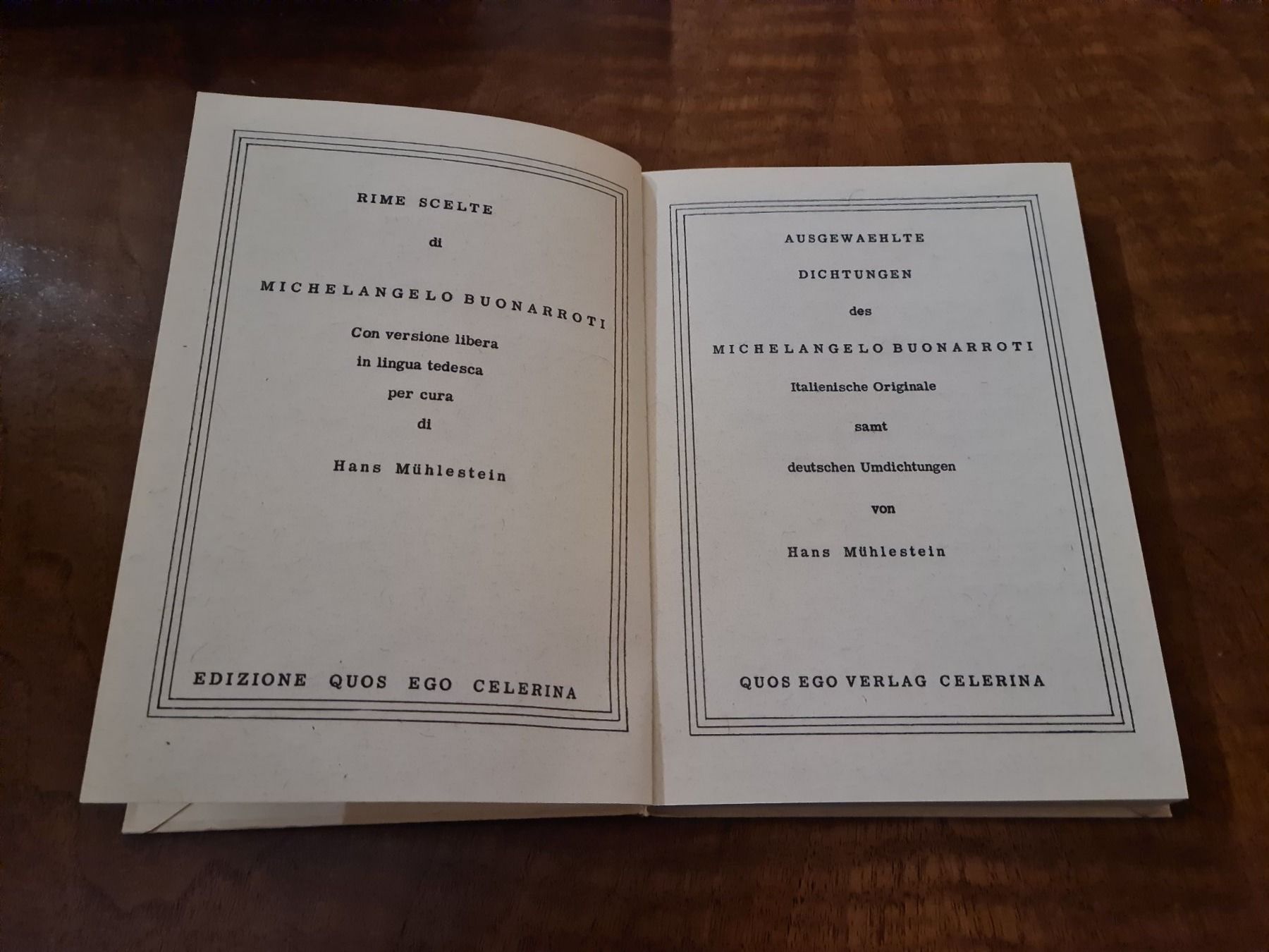 Libri: Dichtungen (Michelangelo) – Usato da Erstfeld venduto da Uhu1980 1