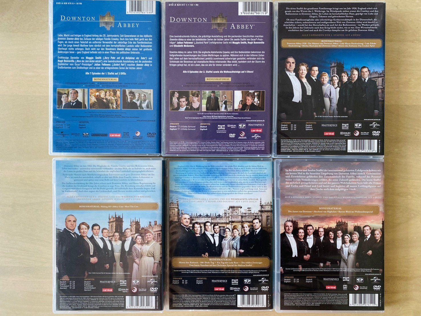 Tutti i DVDs: Downton Abbey Staffel 1-6 auf DVD – Usato da Aarau venduto da Lucywae 1