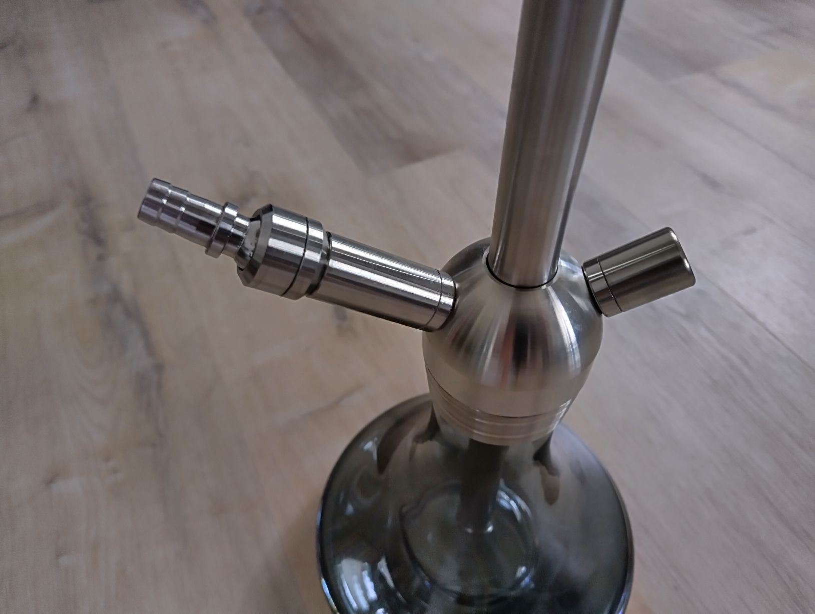Wasserpfeifen: shisha Glas Edelstahl – Gebraucht aus Dättwil AG von Kleinaberfein 1