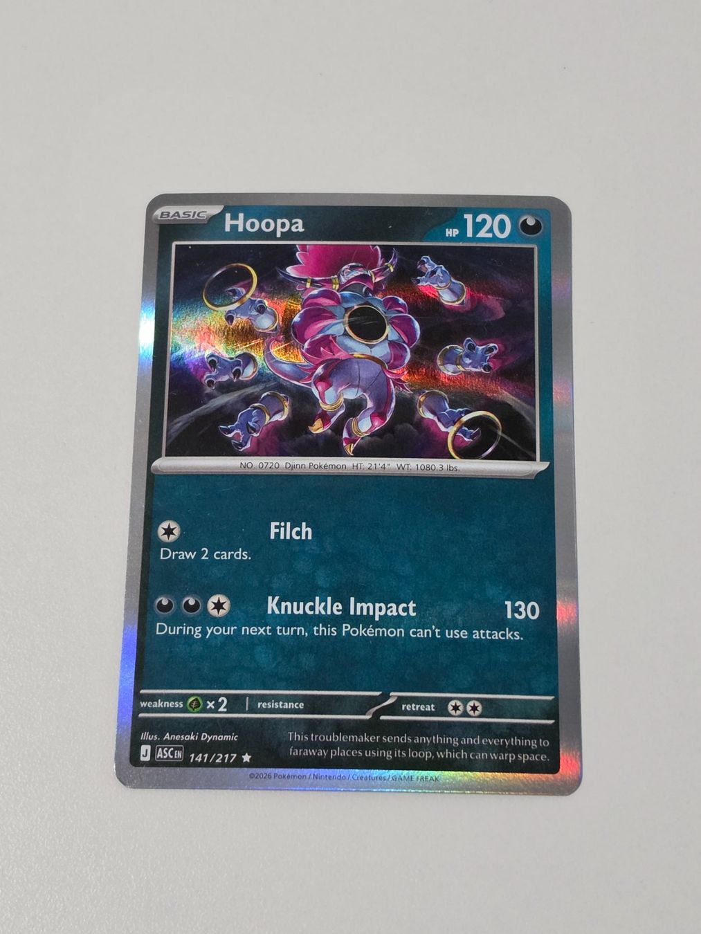 Pokémon Sammelbilder & Trading cards: Hoopa – Gebraucht aus Binningen von oscark77