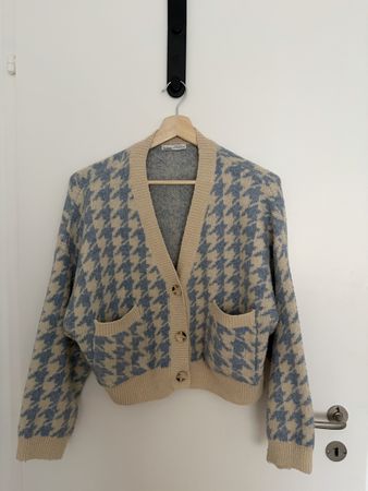 Cozy Houndstooth Cardigan 